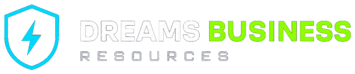 Dreams Business Resources — shield logo with DREAMS BUSINESS RESOURCES wordmark