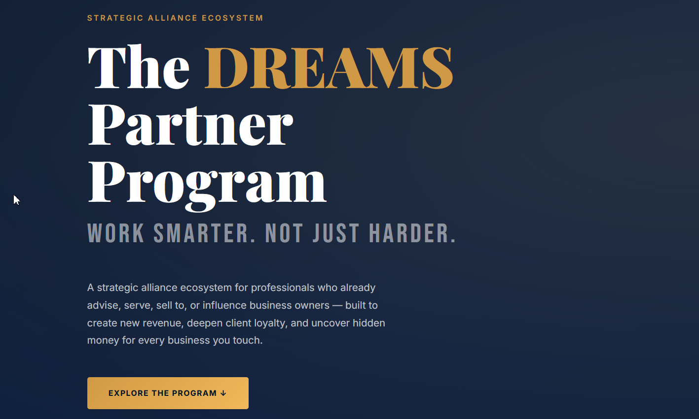 The Dreams Partner Program