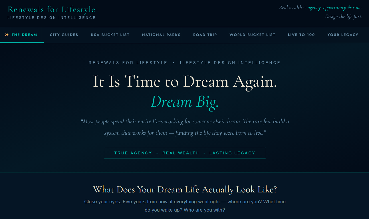 Renewals for Lifestyle