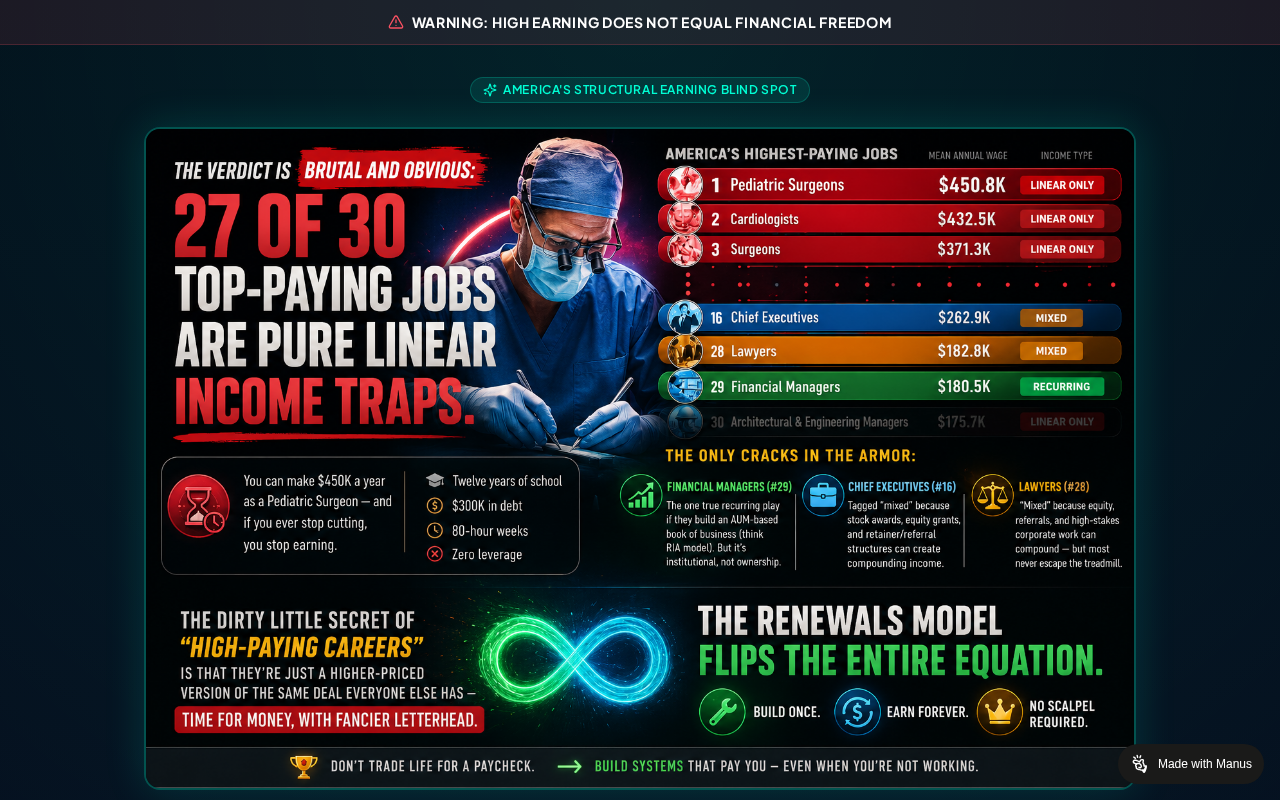 The Linear Income Trap