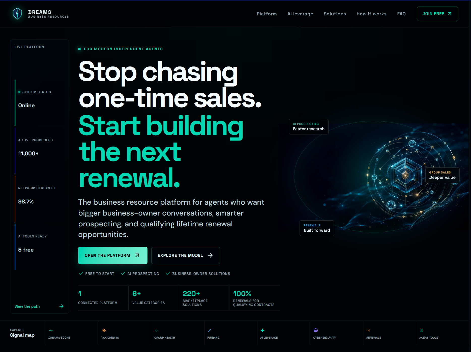 Dreams Renewals Platform